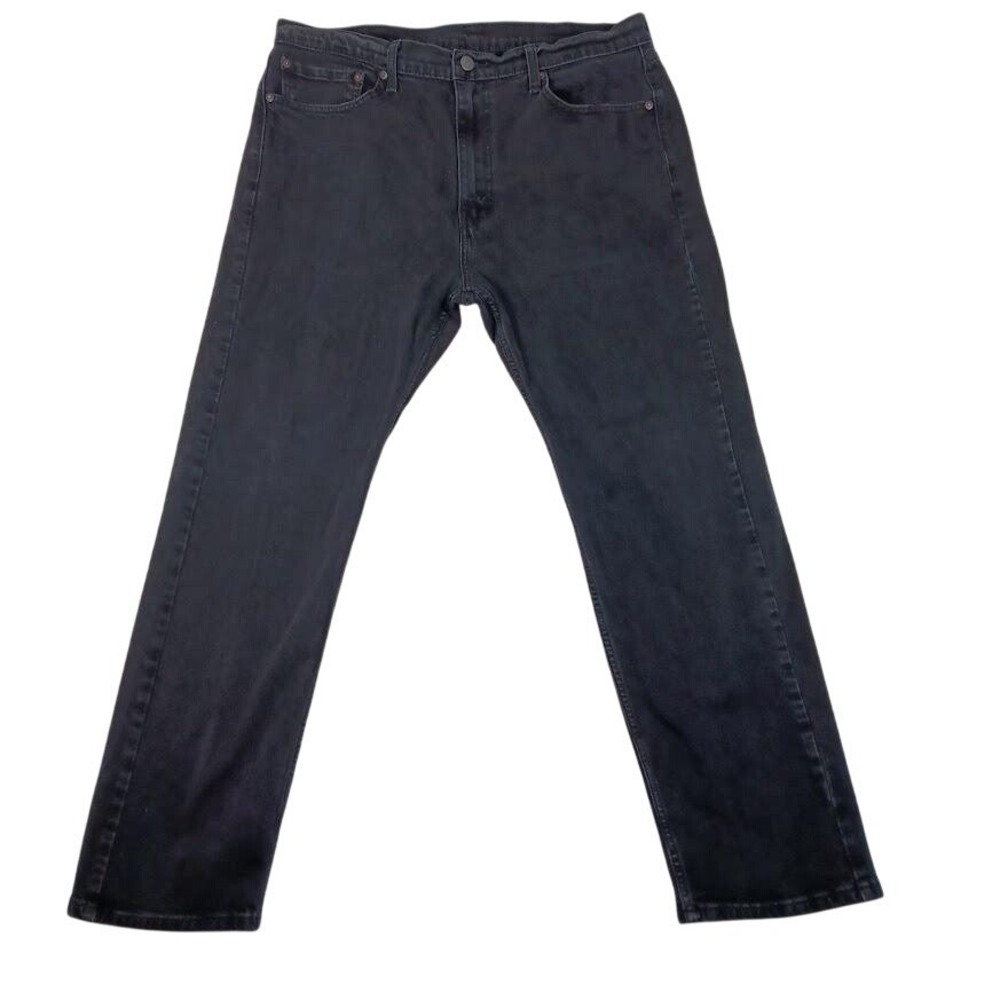 Levis‎ 505 Jeans Mens 38x30 Straight Fit Denim Classic Five Pocket Black